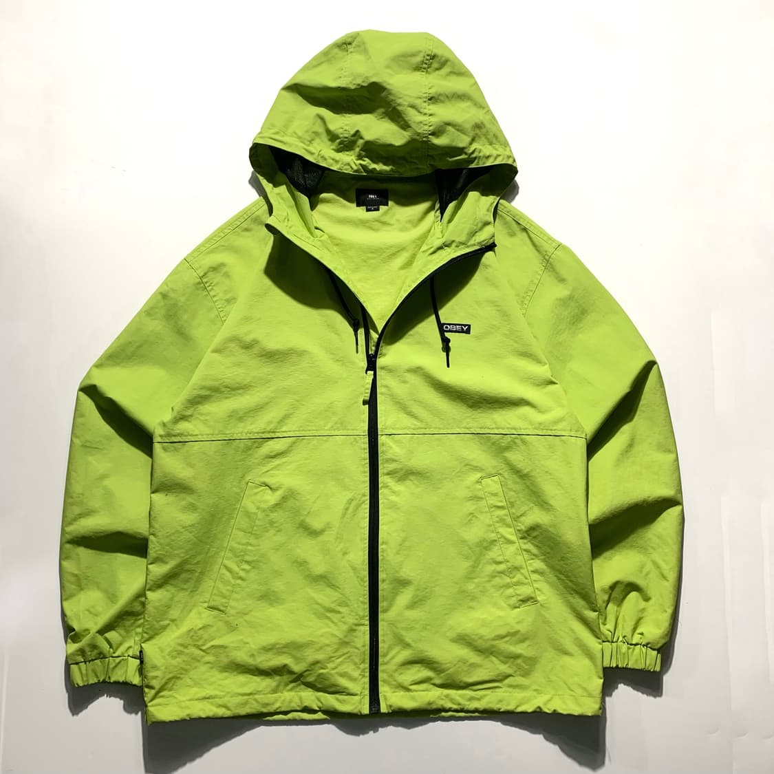오베이 나일론 라임 자켓 상품이미지1