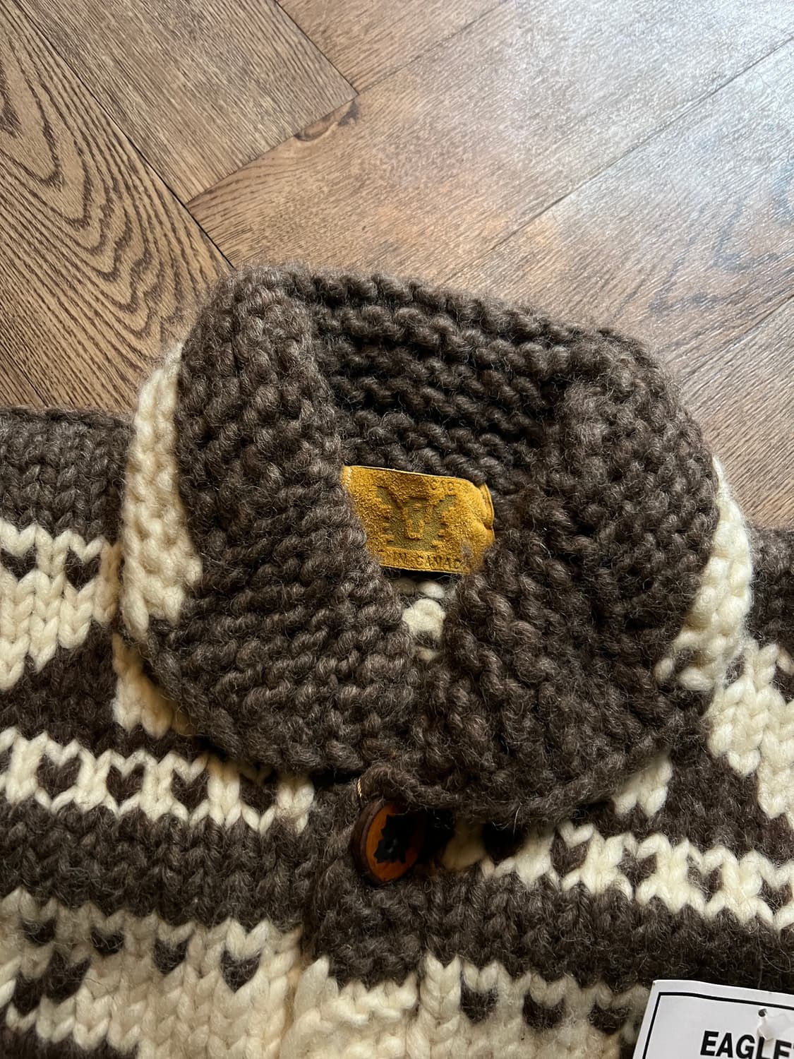 [L]오리지널 데드스탁 캐나디안 순록 패턴 코위찬 상품이미지2