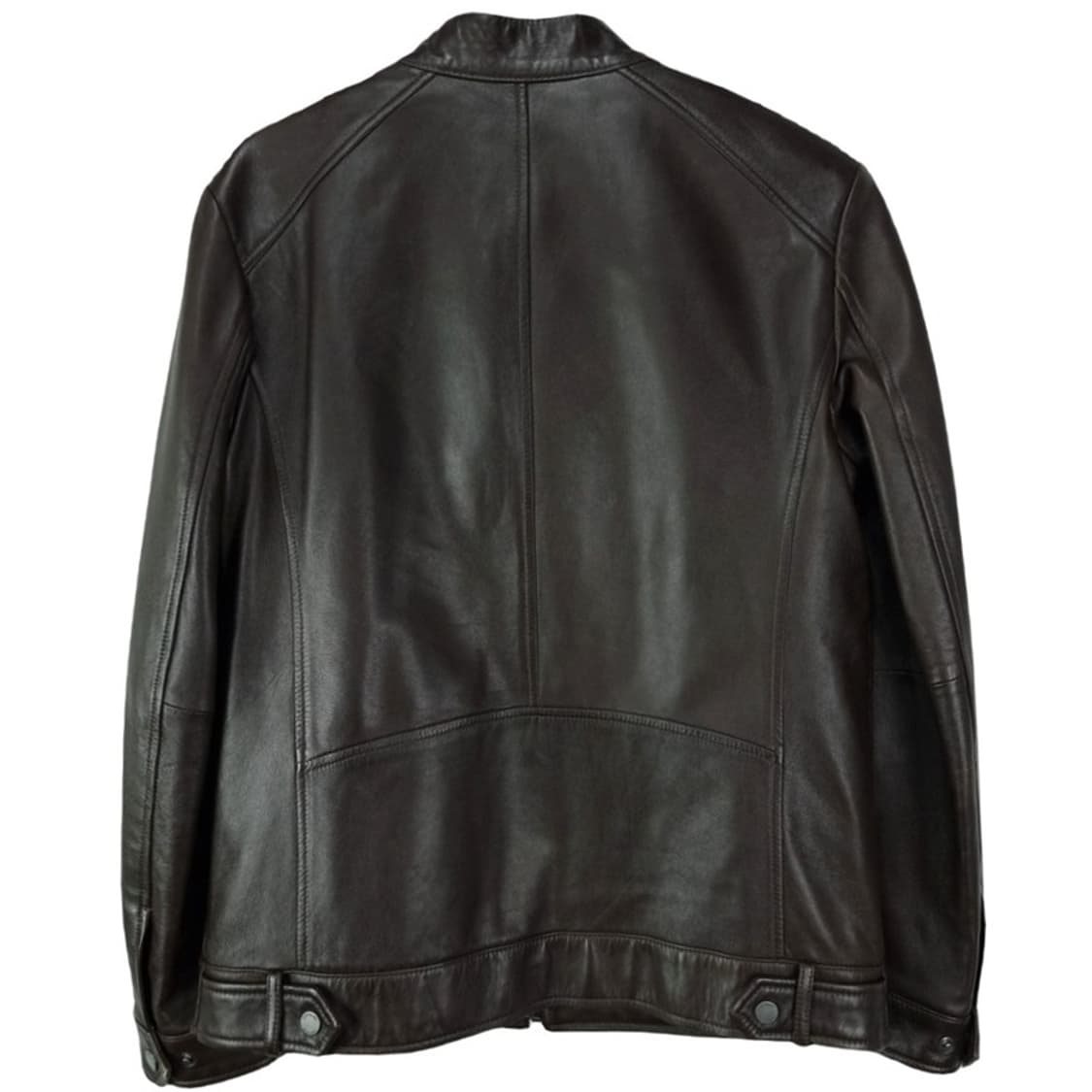 [오야니] 리얼 쉽스킨 양가죽 싱글 집업 레더 자켓 M19582 상품이미지3