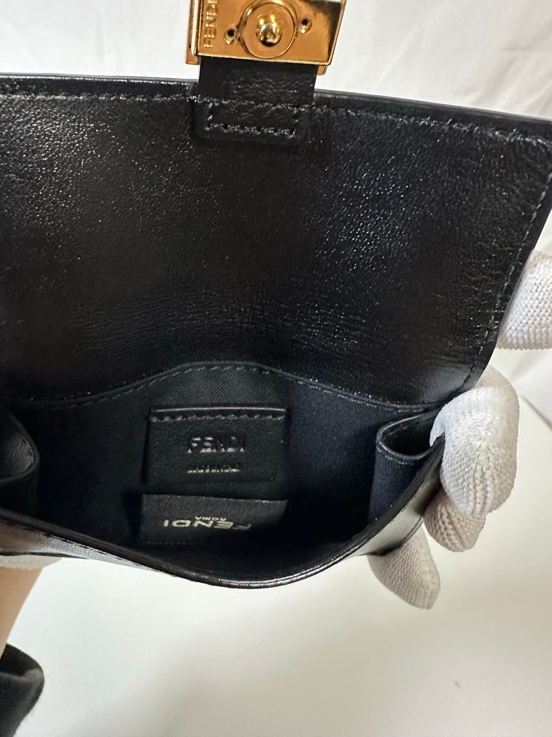 펜디 바게트 카드지갑 블랙 (OS) 상품이미지6