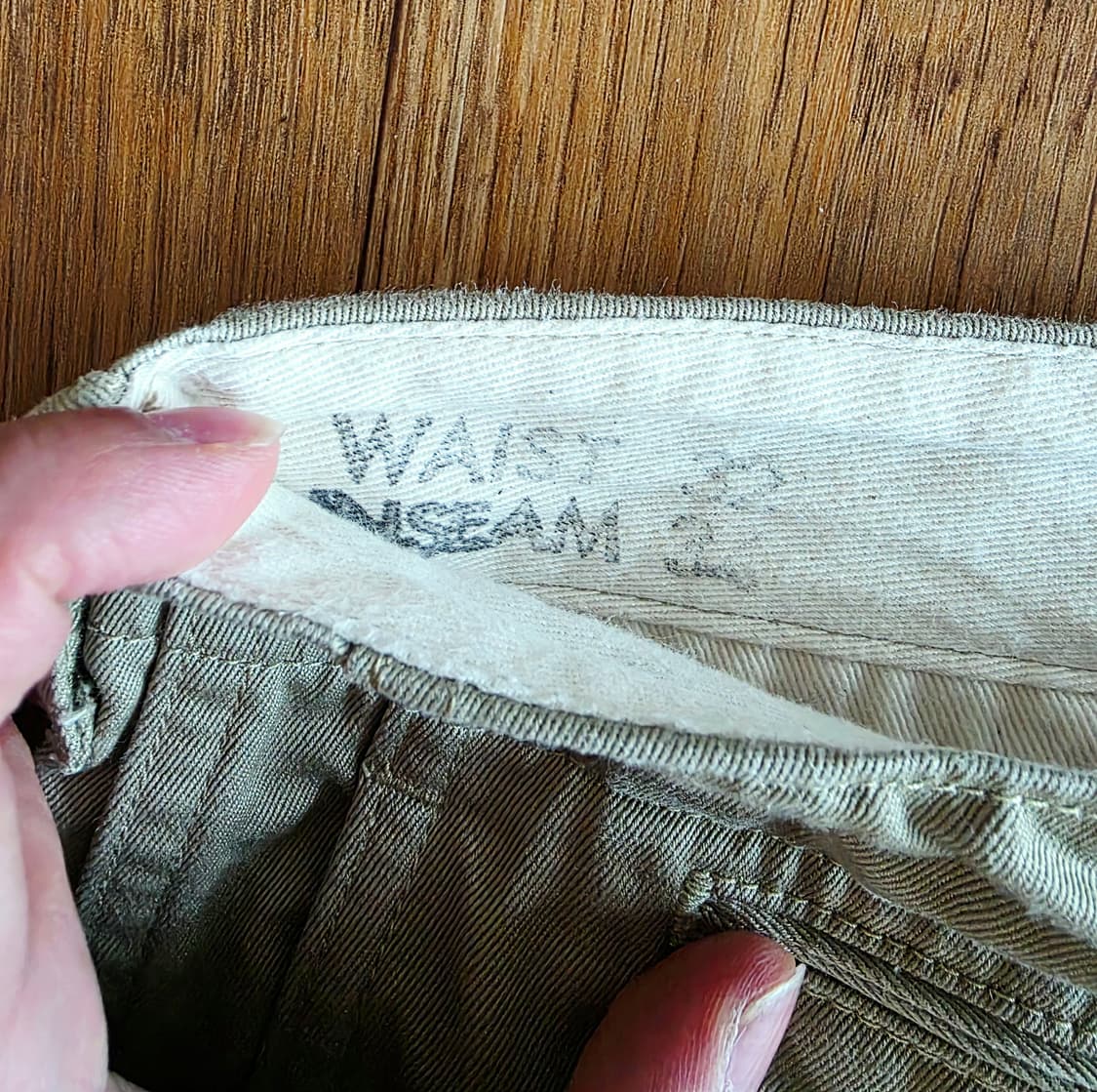 (새상품) 버즈릭슨 오리지널 스펙 치노 카키 32 상품이미지5