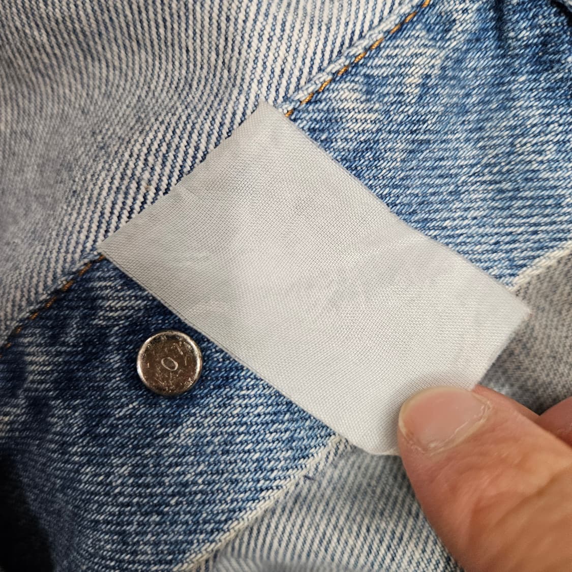 90s 리바이스 데님 베스트 M 상품이미지6