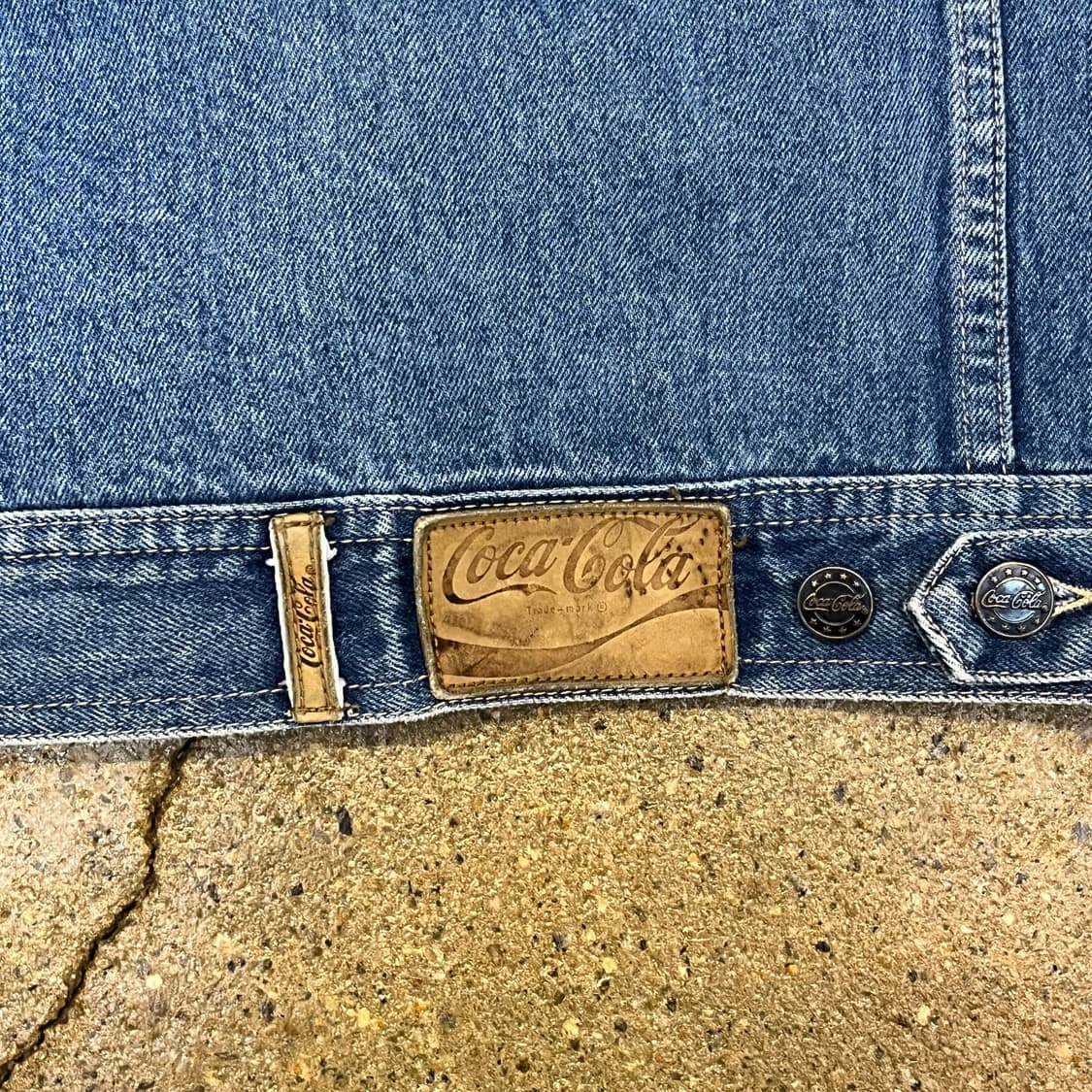 레어 90s USA 코카콜라 청자켓 데님자켓 상품이미지8
