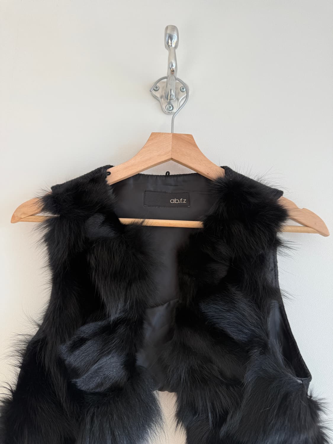 Pre owned 폭스퍼 크롭 베스트 상품이미지2