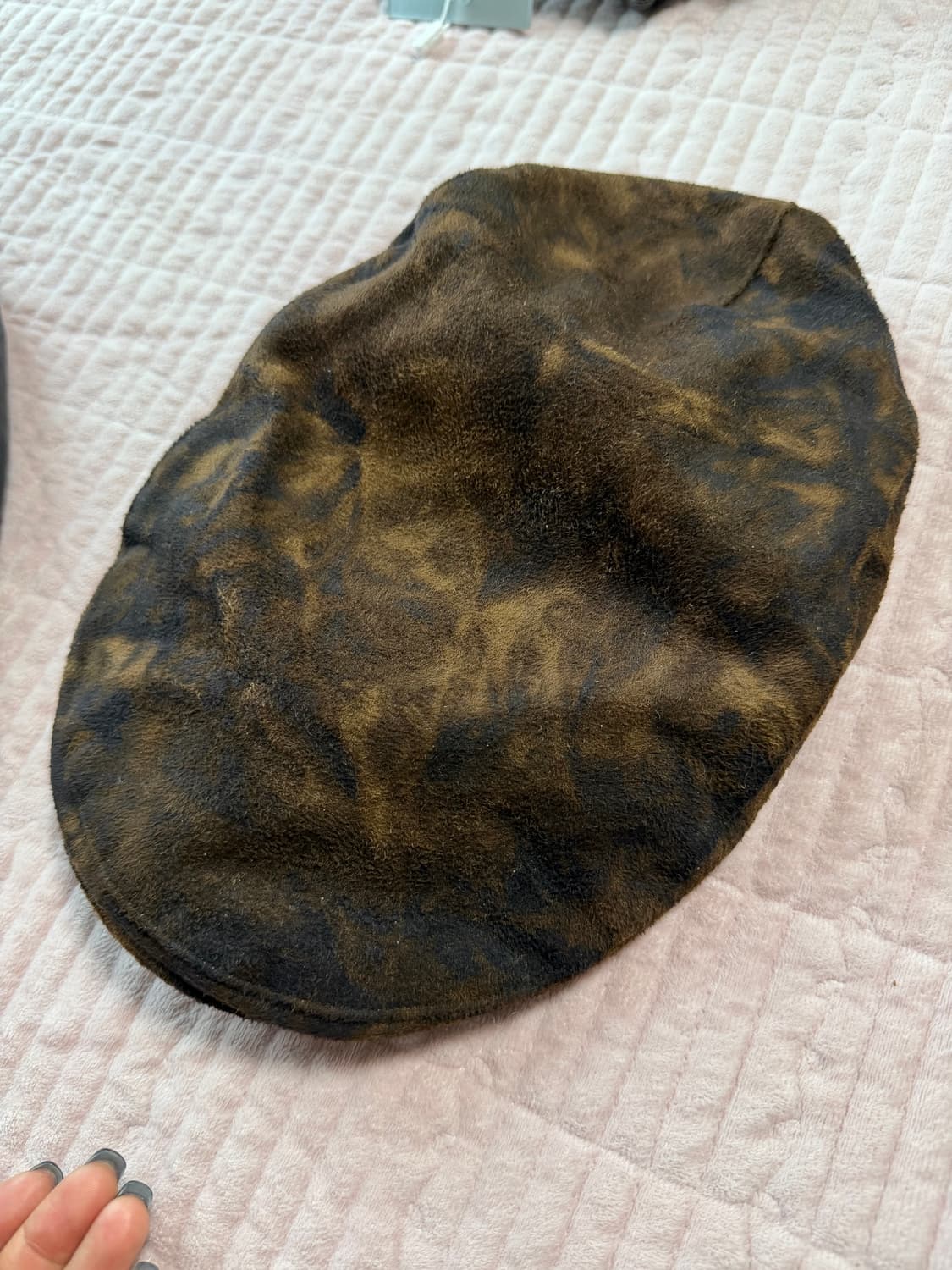 어썸니즈 CLASSIC HUNTING CAP_SUEDE CHOCO 상품이미지4