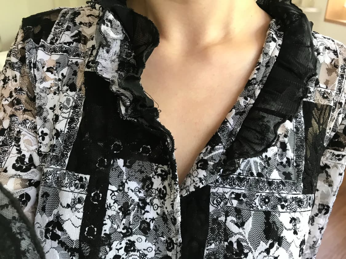 vintage pattern blouse 상품이미지6