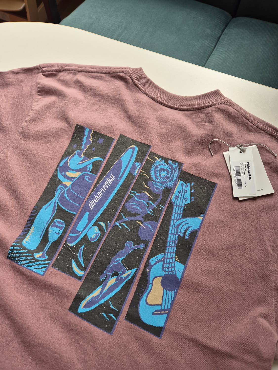 디스이즈네버댓 백 프린팅 티셔츠 상품이미지1