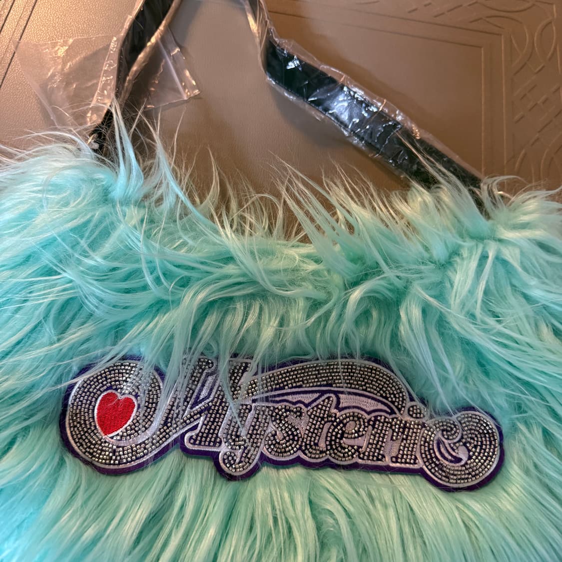 히스테릭 글래머 퍼 백 블루 상품이미지4