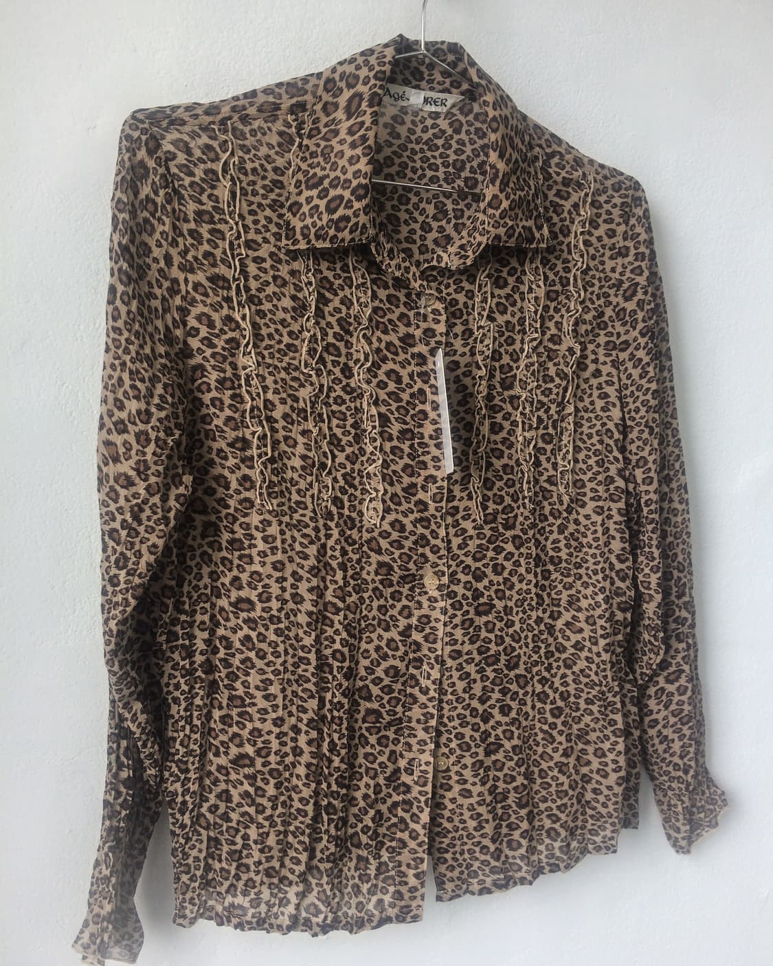 Leopard pattern blouse 상품이미지3