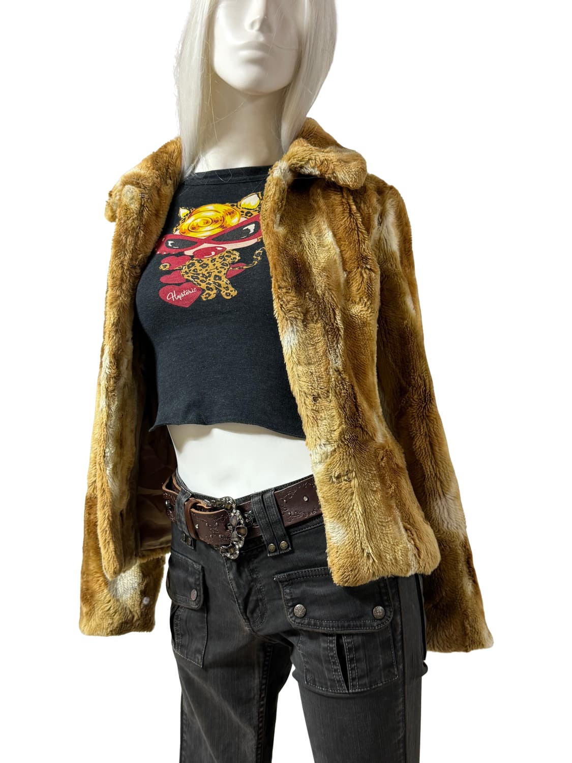 빈티지 아크릴 퍼 코트 상품이미지3