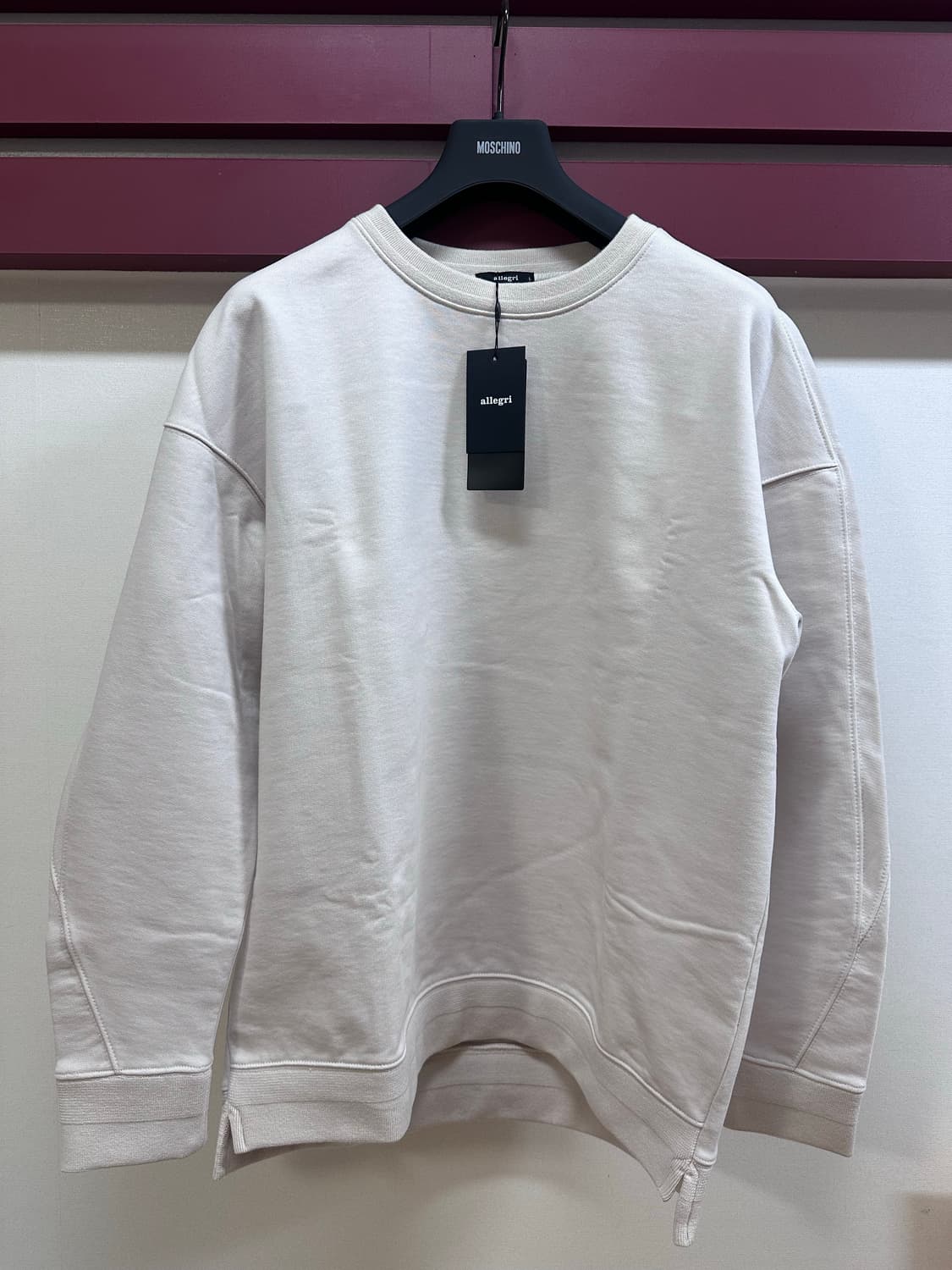 [새상품] 알레그리 남성 맨투맨 티셔츠 (105사이즈) 상품이미지1