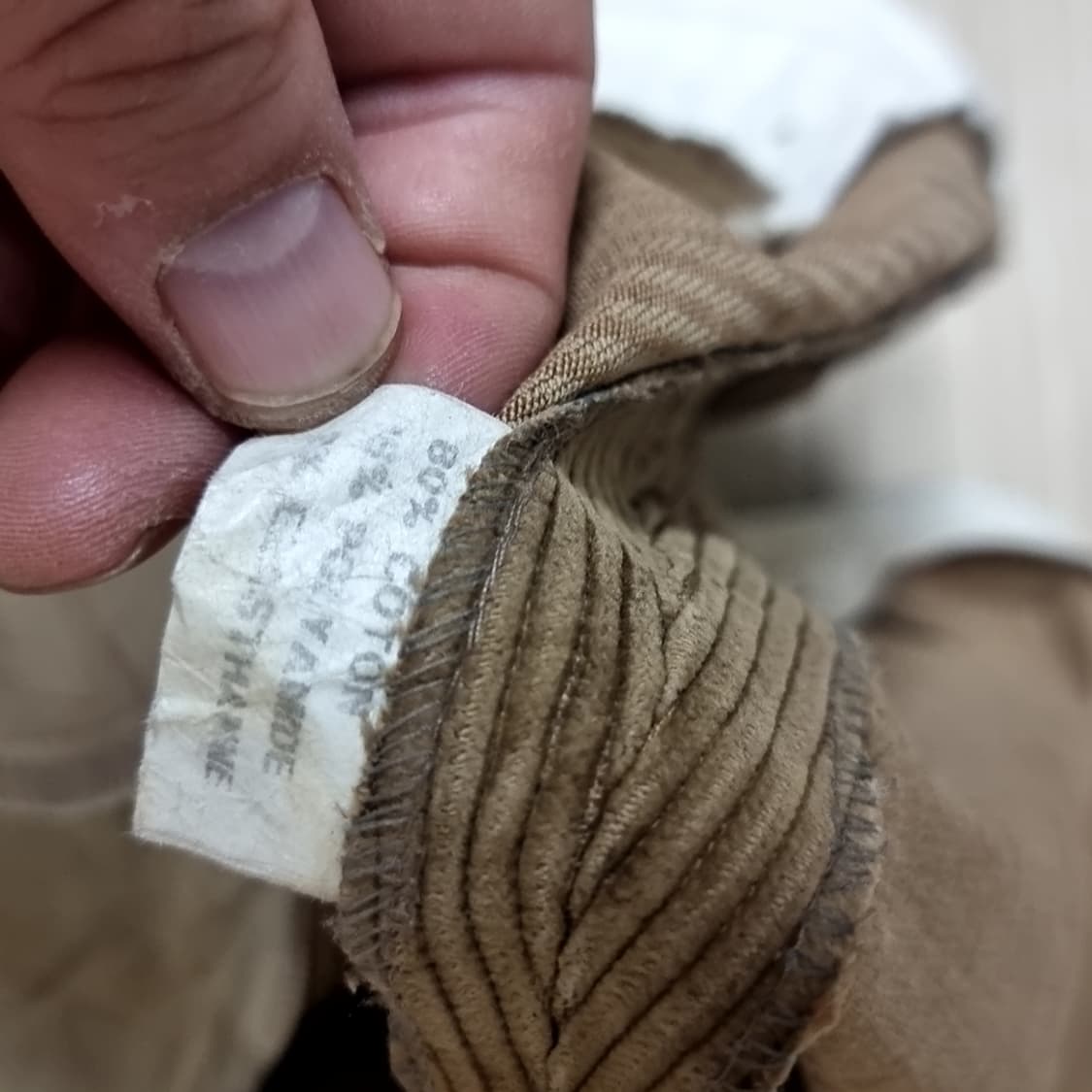 미제 usa 70~80년대 브라운 코듀로이 골덴 바지(34-35) 상품이미지9