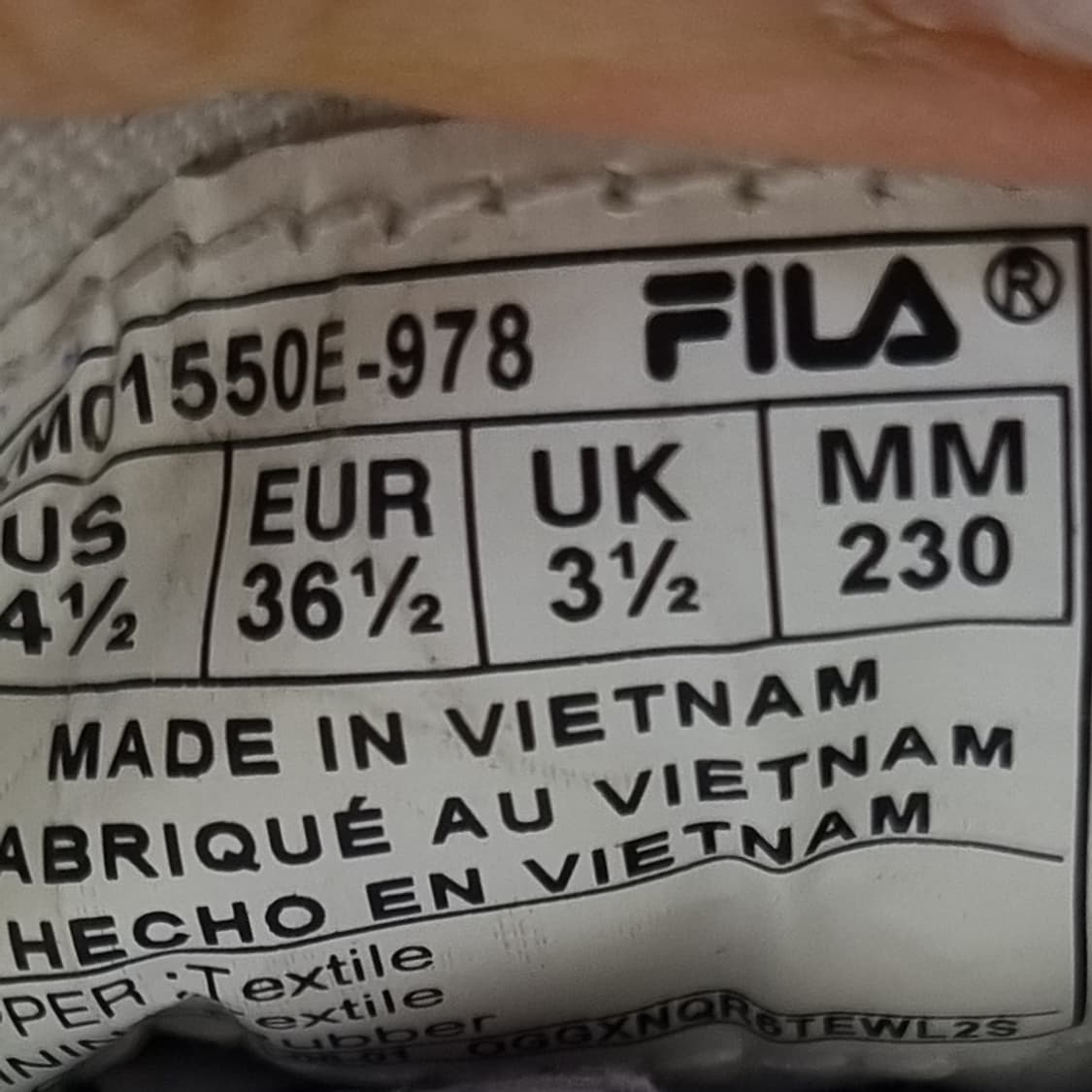 휠라 범퍼 여성스니커즈230 상품이미지6