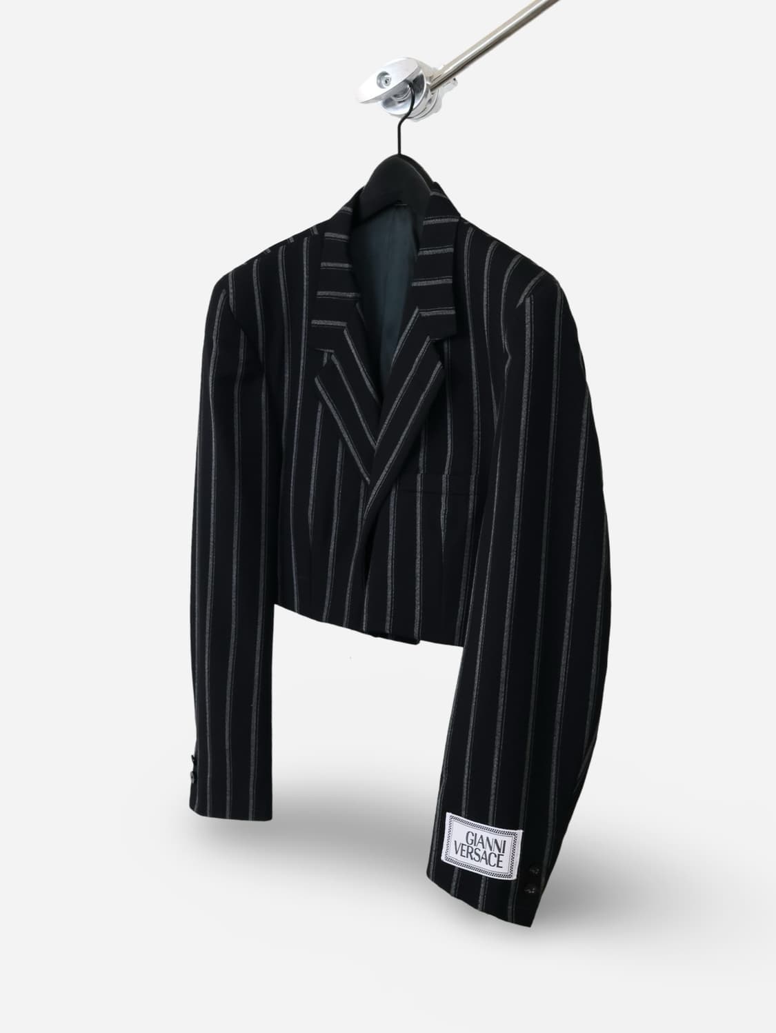 Gianni Versace Pinstripe Cropped Jacket  상품이미지4