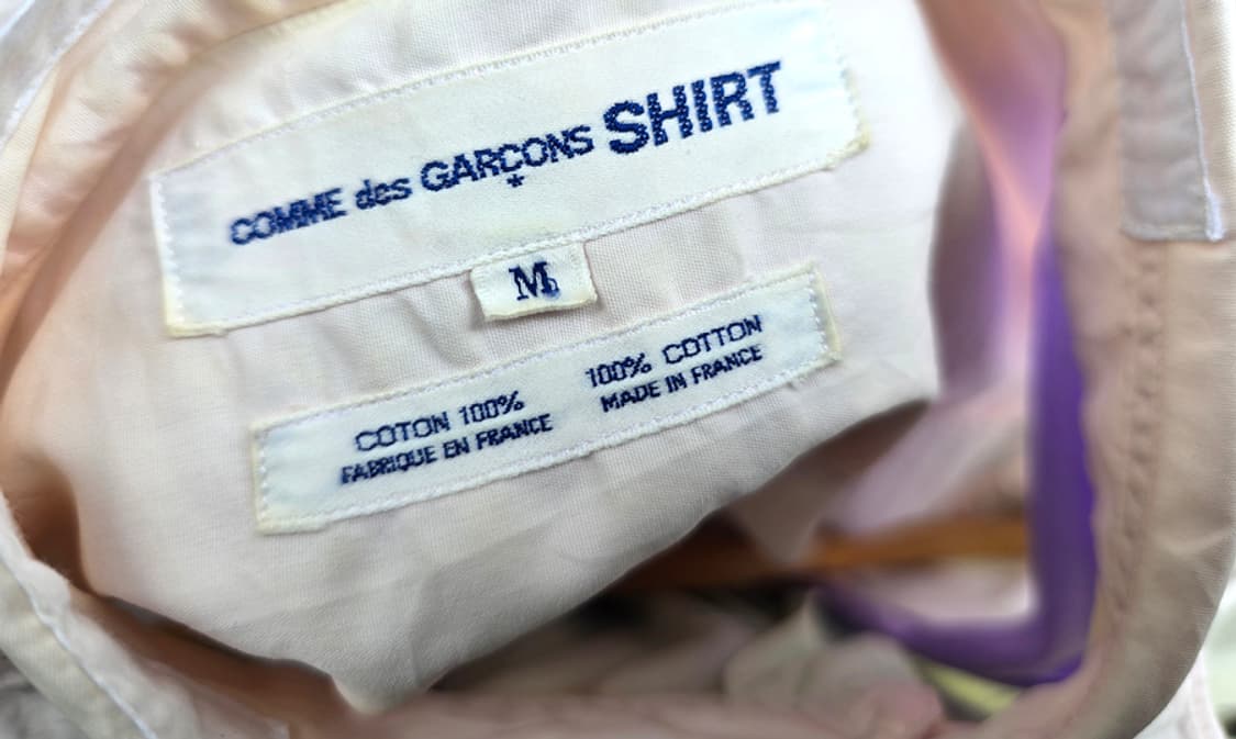 꼼데가르송 셔츠 (made in france) 상품이미지7