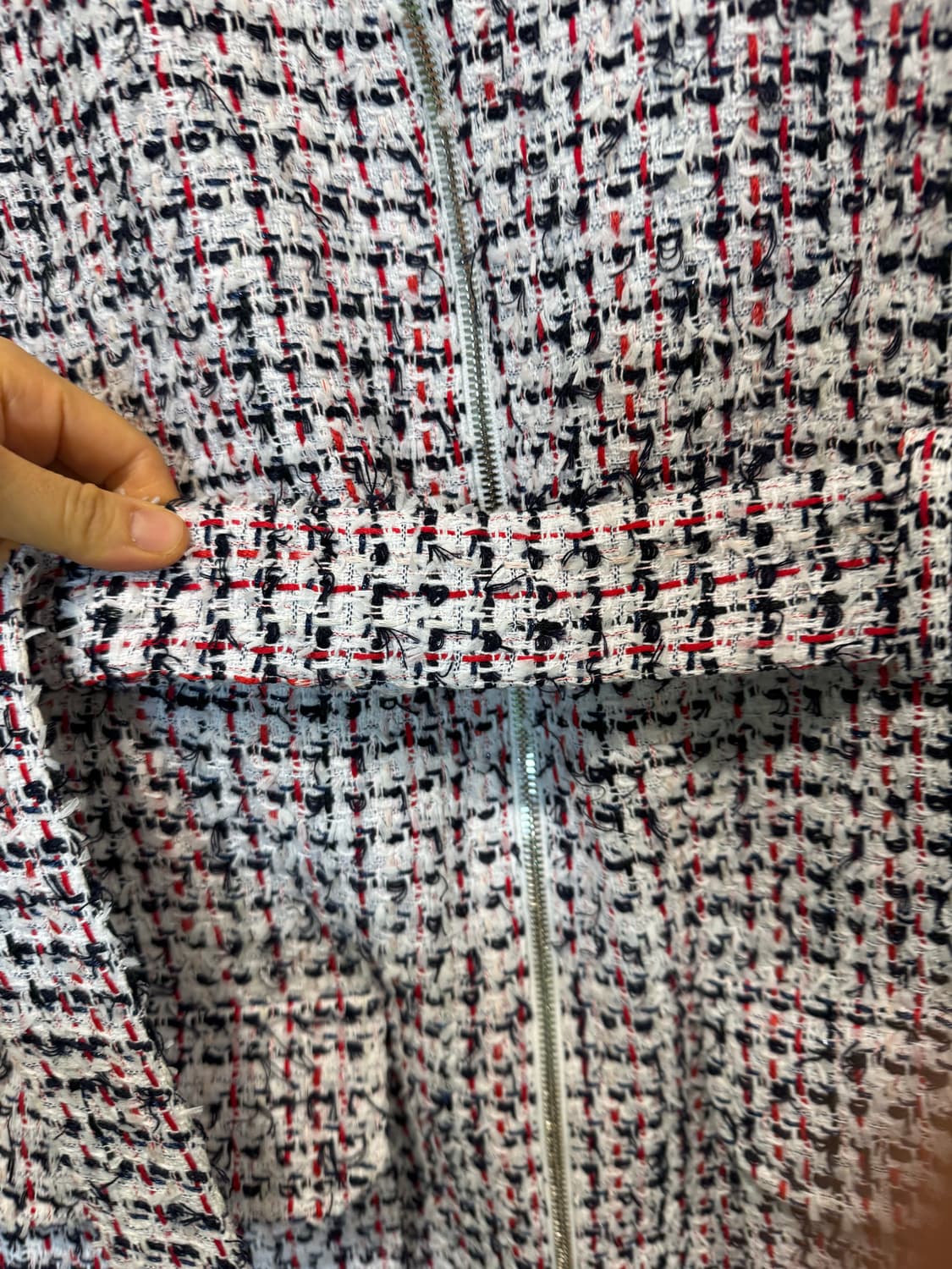 비클라 린톤 트위드 집업 원피스 상품이미지9