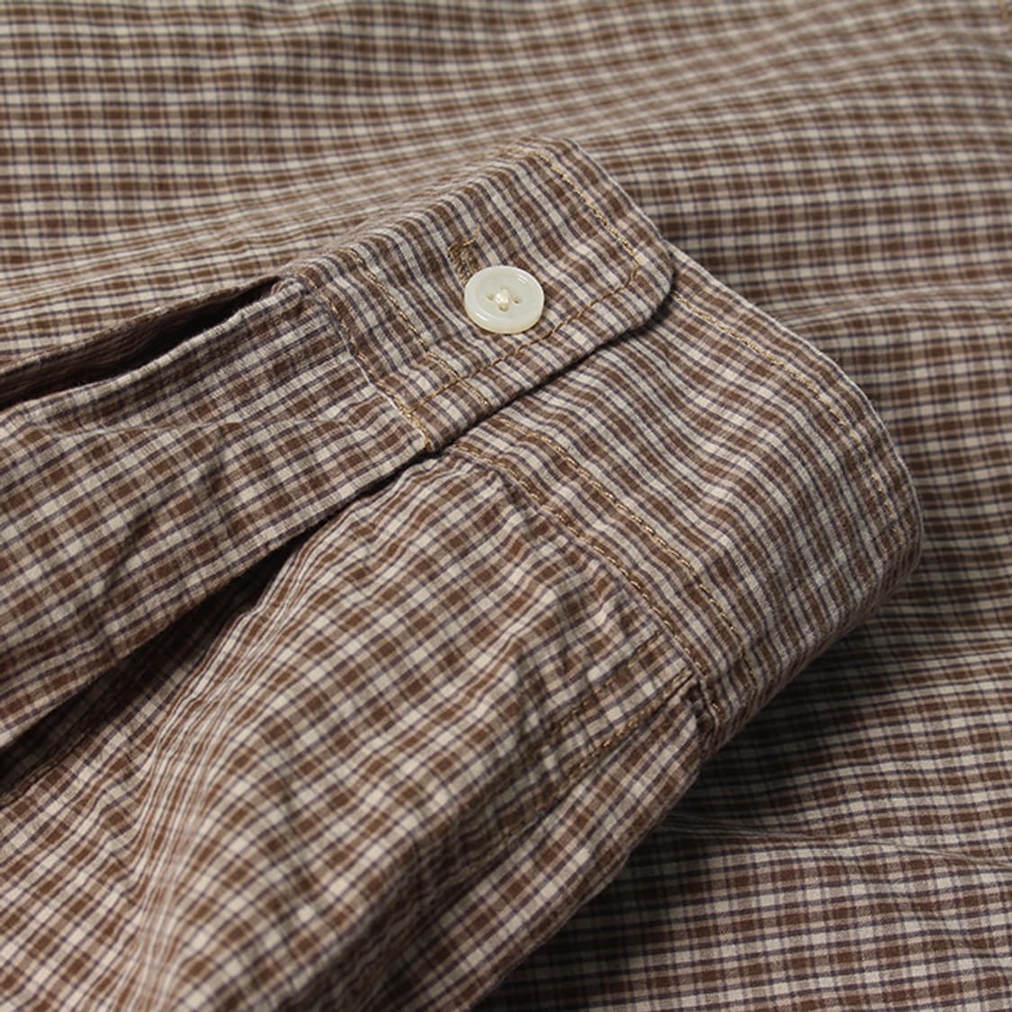  BEAMS "Brown Check Anorak" 상품이미지8