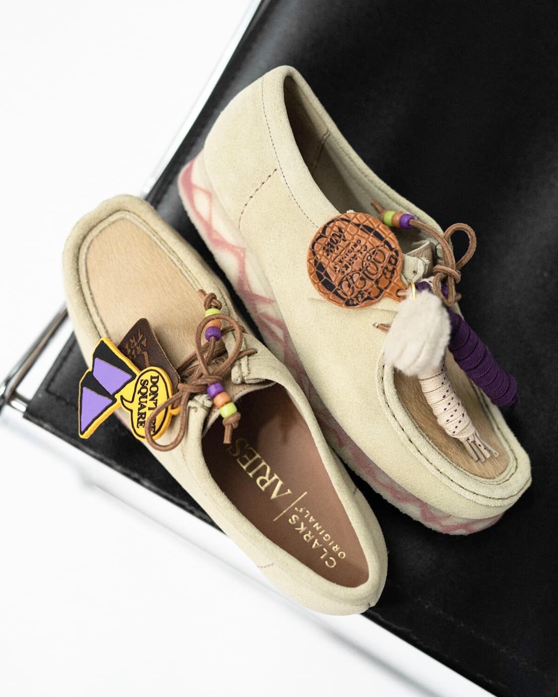 Clarks x Aries 왈라비 콤비 메이플 상품이미지2