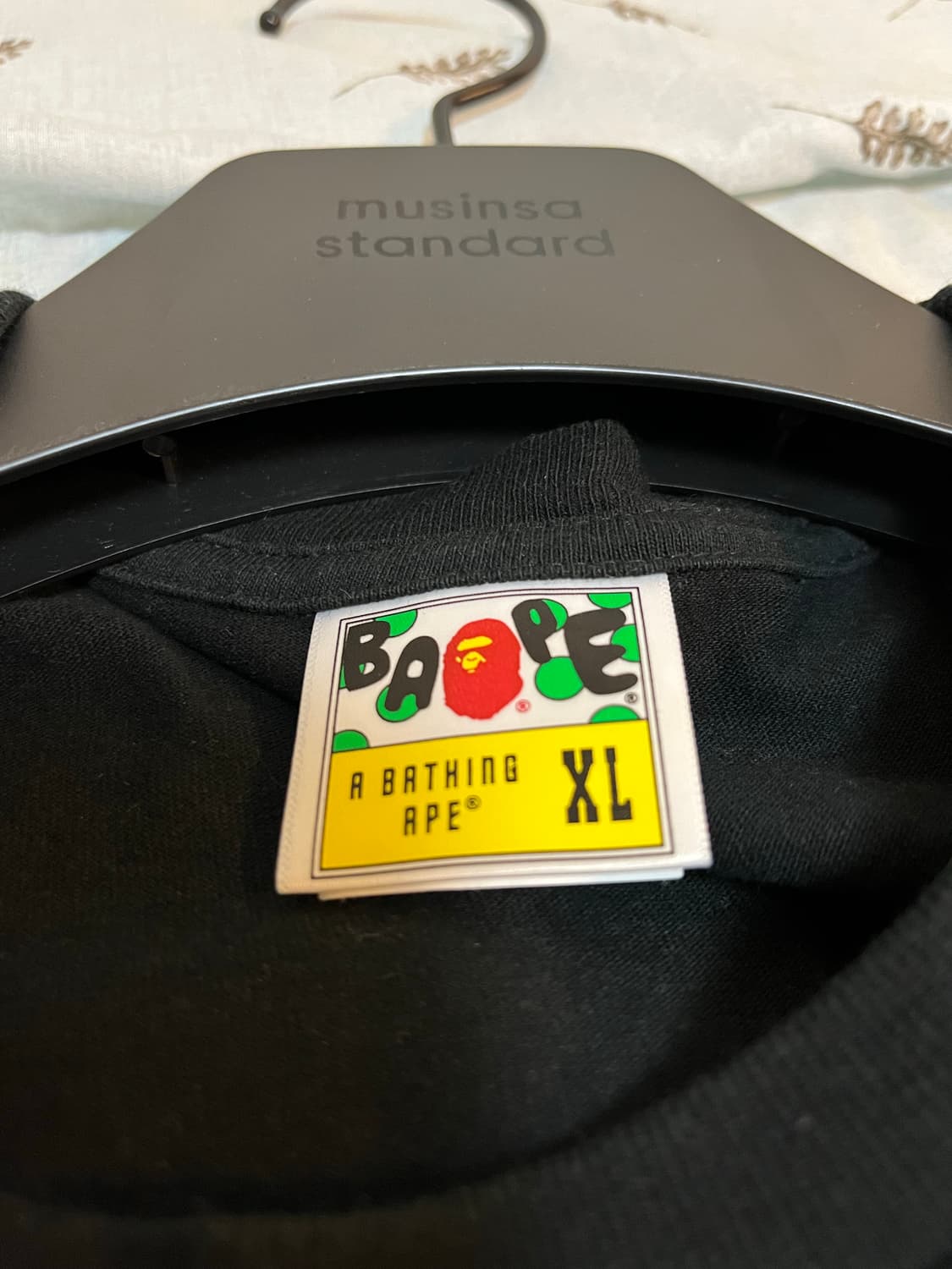 베이프 빅 에이프 헤드 롤슬리브 티셔츠 XL 상품이미지3