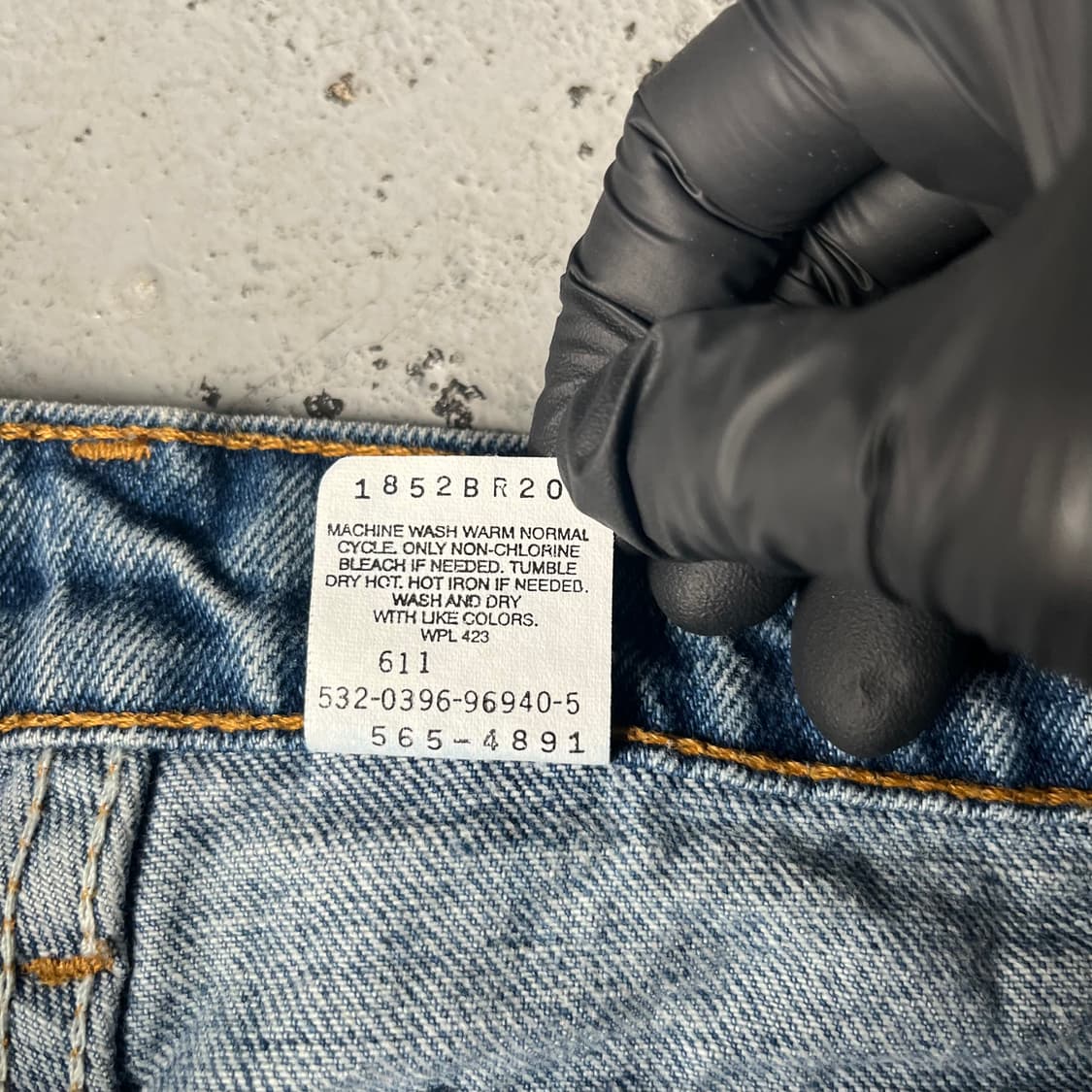 빈티지 리바이스 엑스트라 루즈 스트레이트 레그 진 상품이미지5