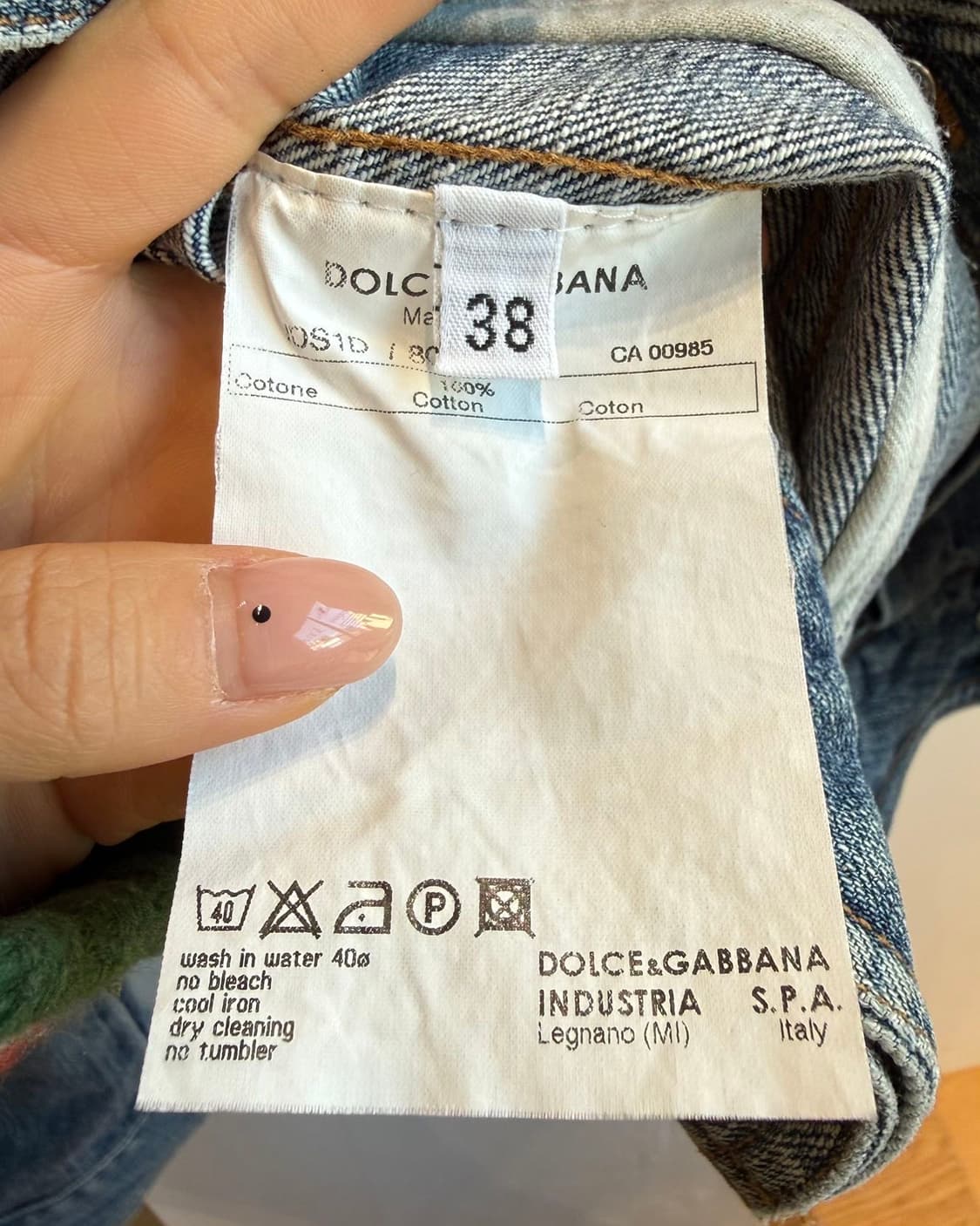 돌체앤가바나 데님 디스트로이드 자켓  상품이미지9