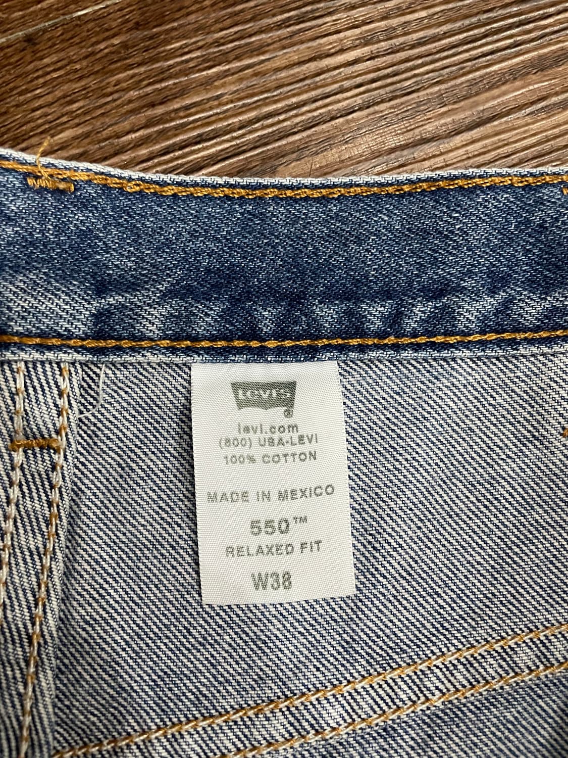 00s 리바이스 550 멕시코 릴렉시드 데님 쇼츠 상품이미지5