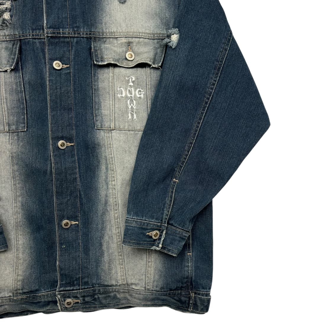 도그타운 블랙 드래곤 그런지 데님 자켓 XL 상품이미지6