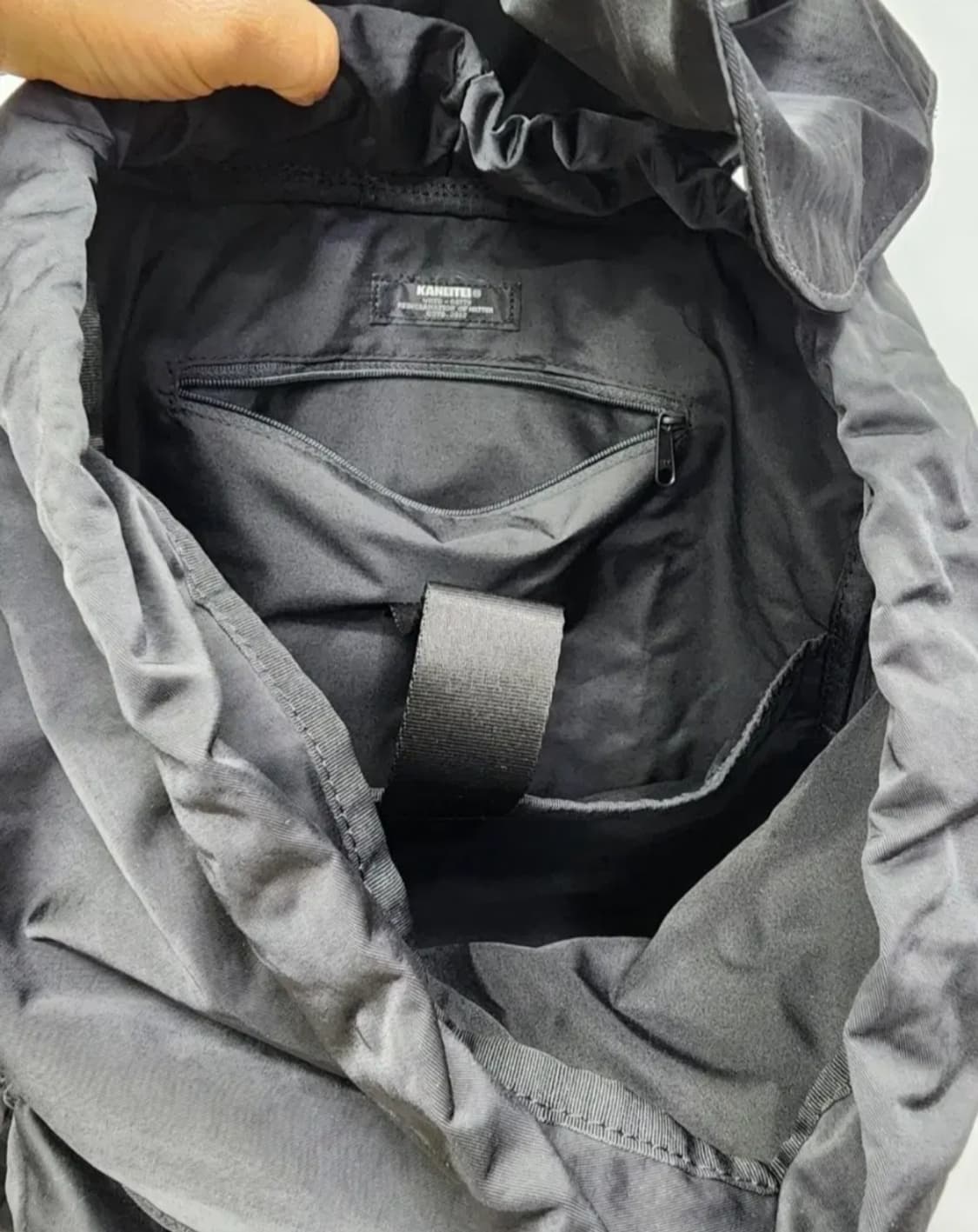 KANETE 검정색  백팩L사이즈 상품이미지2