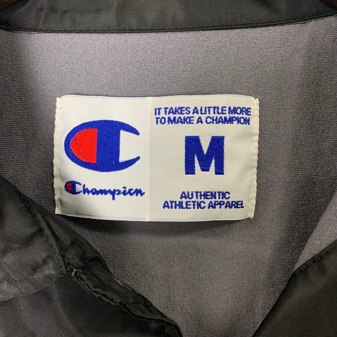 챔피온 빅로고 블랙 나일론 코치자켓 상품이미지7