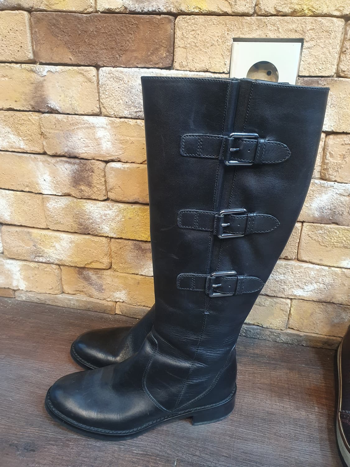 ECCO 블랙 롱부츠 35 상품이미지1