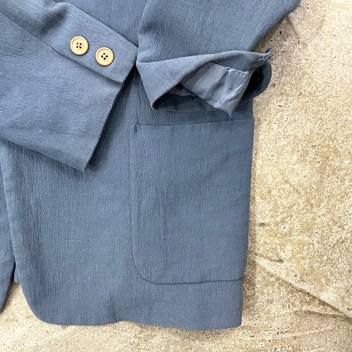 요지 야마모토 린넨 3B 자켓 M (실측 XL) 상품이미지4