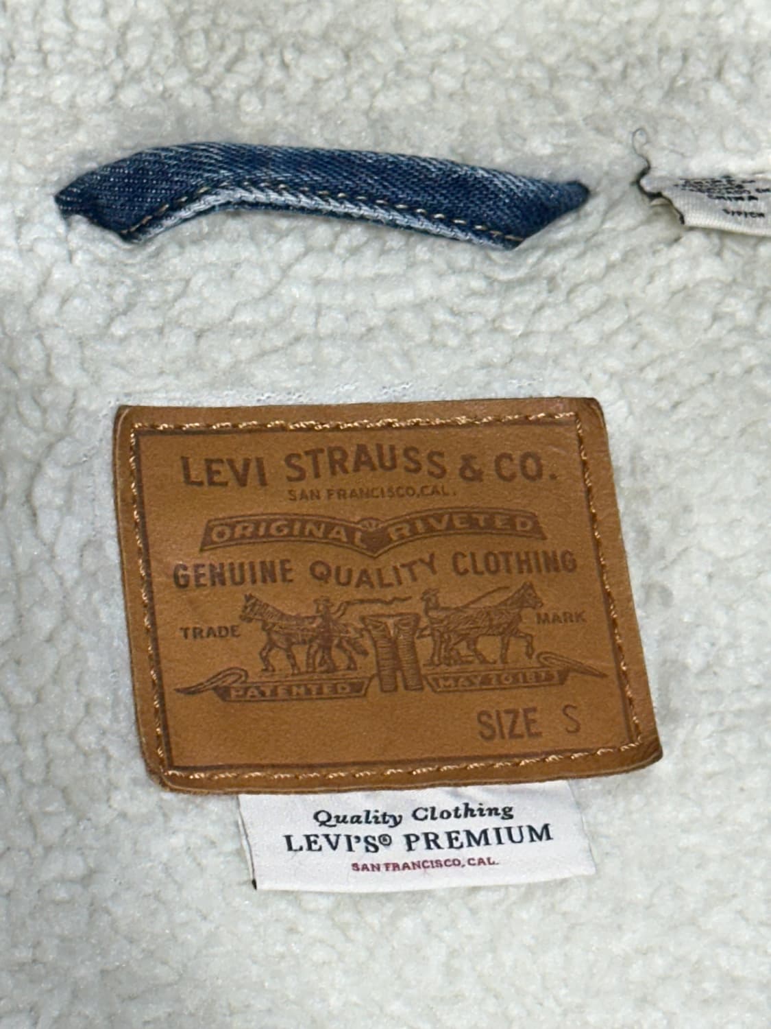 리바이스 프리미엄 빅E 데님 양털 자켓 상품이미지8