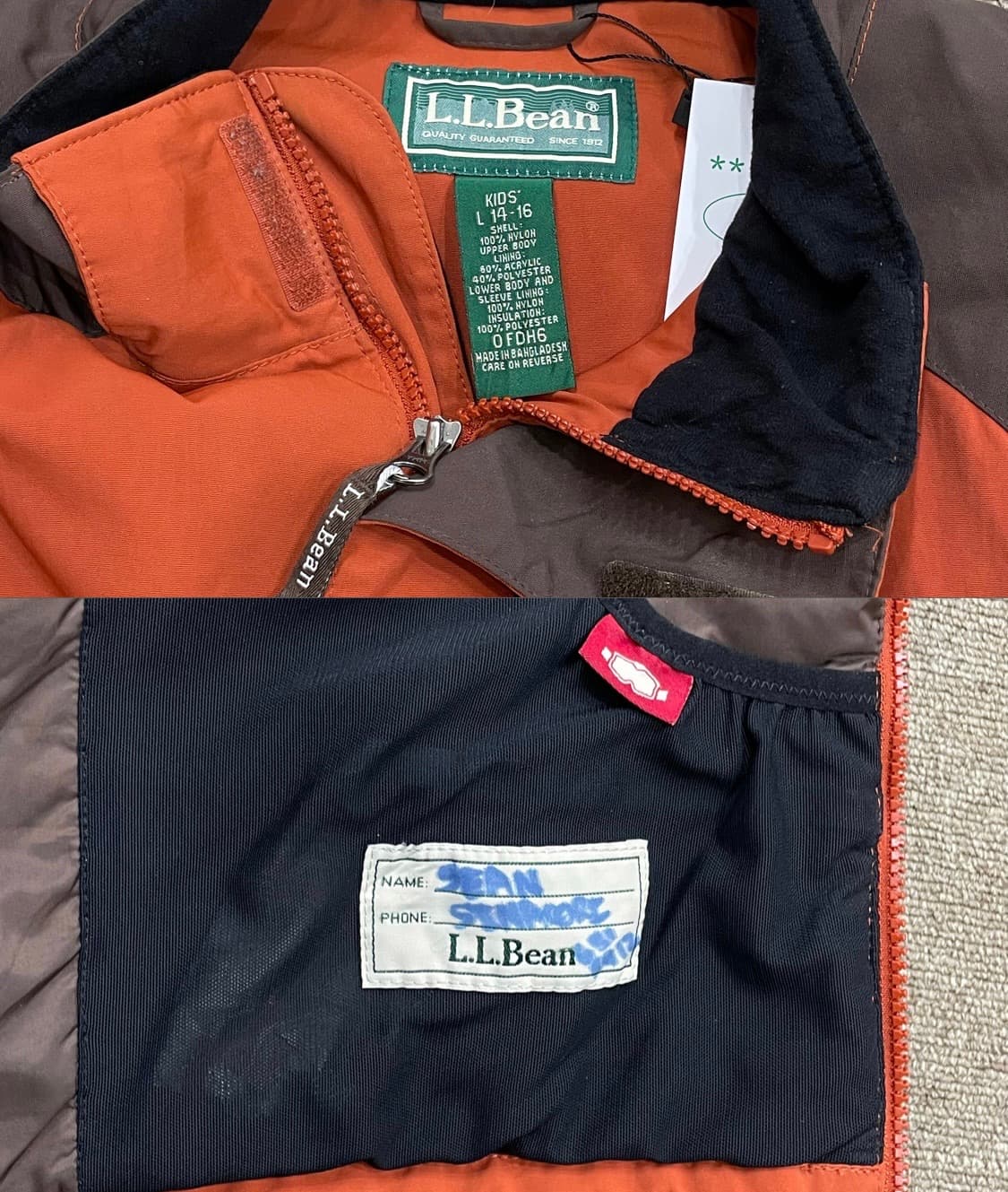 (kids L) L.L.Bean 엘엘빈 패딩 자켓 상품이미지10