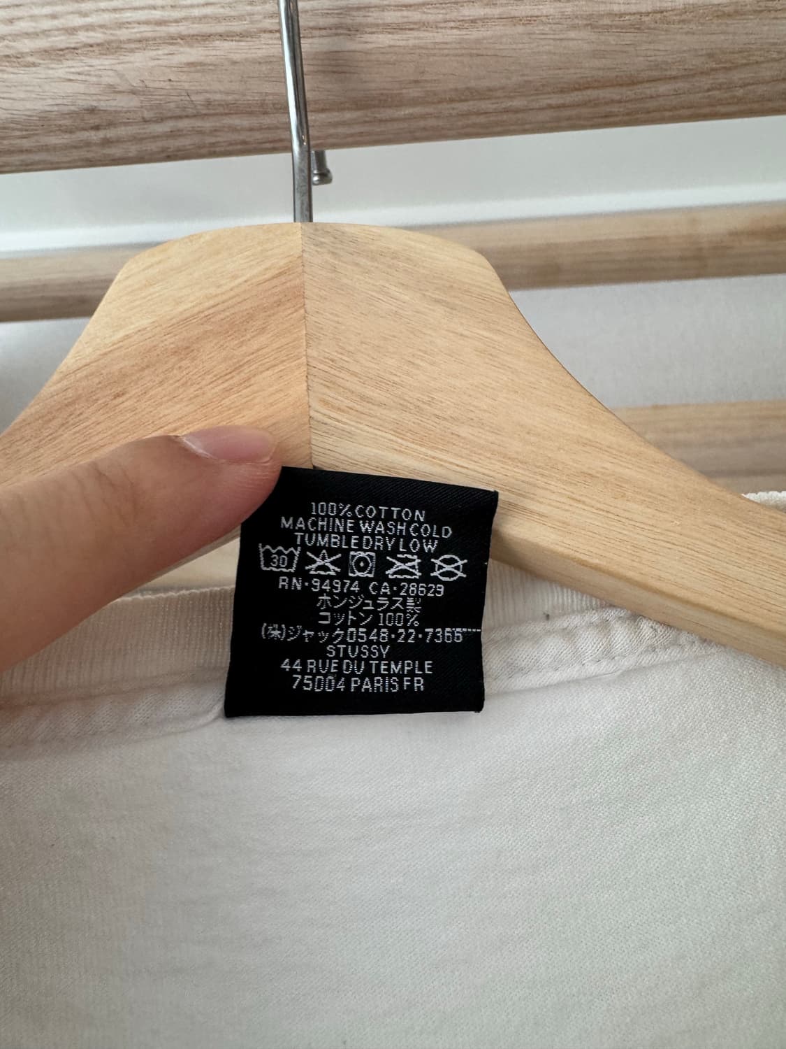 스투시 다이스 로고 반팔 티셔츠 L 상품이미지5