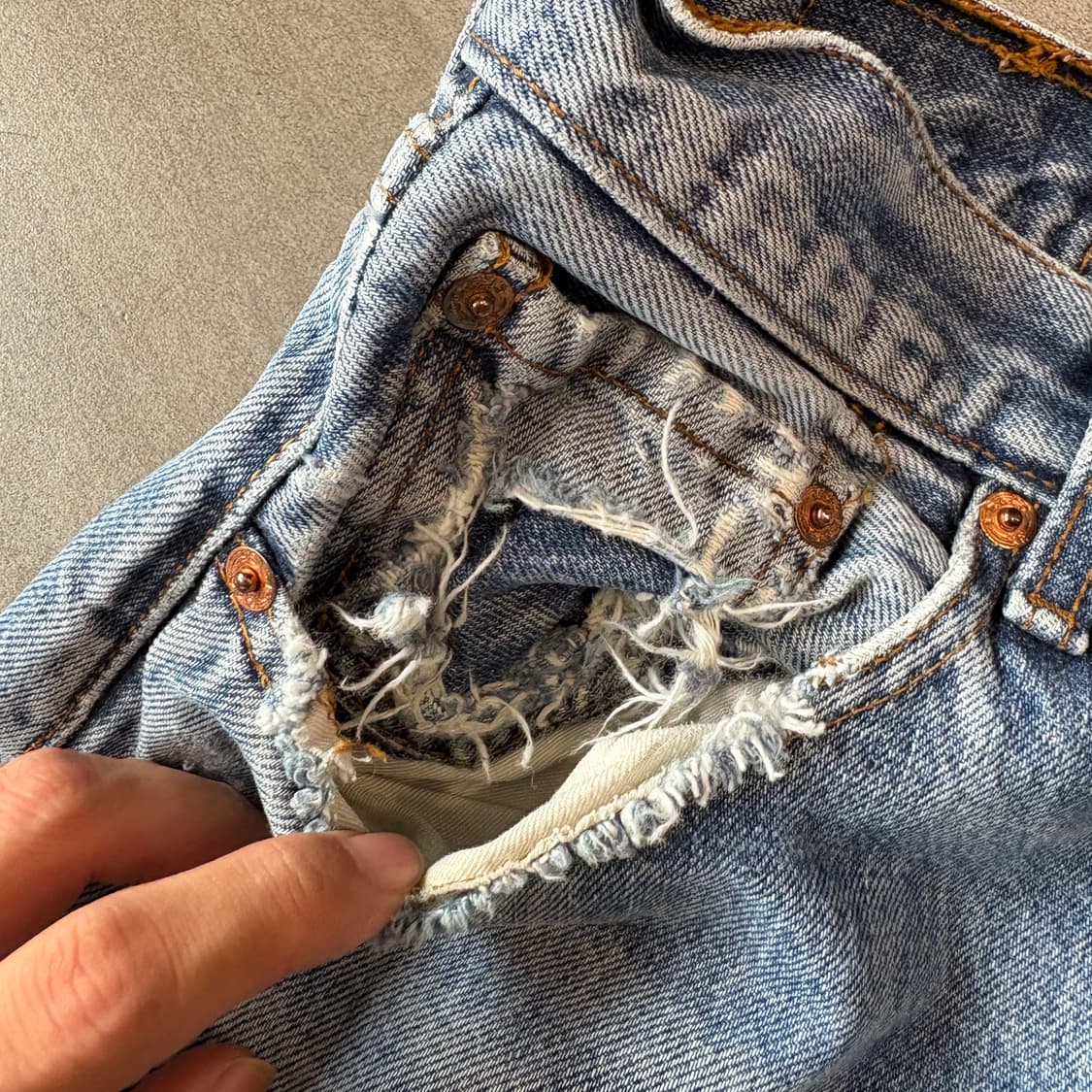 리바이스 정품 501 데님 팬츠  상품이미지6
