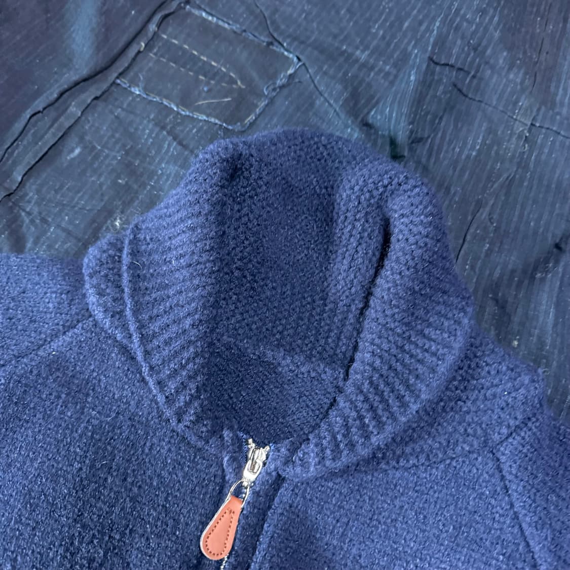 빈티지 고래 패턴 코위찬 스웨터 F 상품이미지2