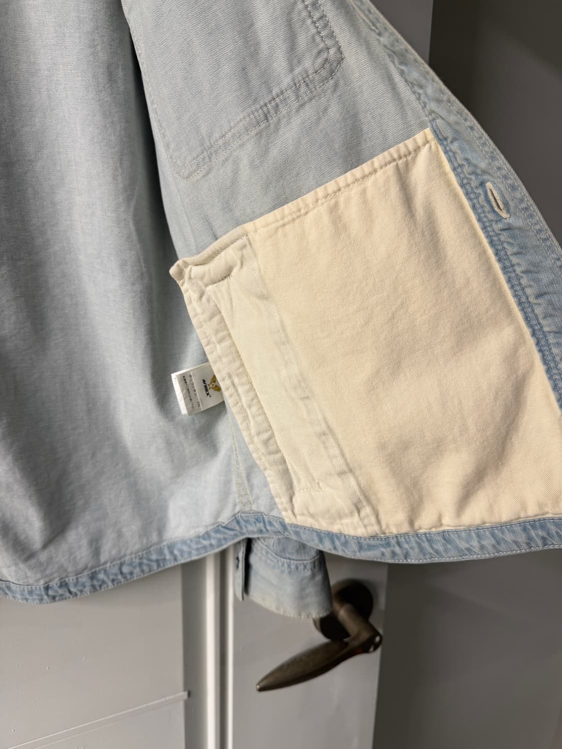 일본빈티지 아비렉스 데님 후드자켓 상품이미지7