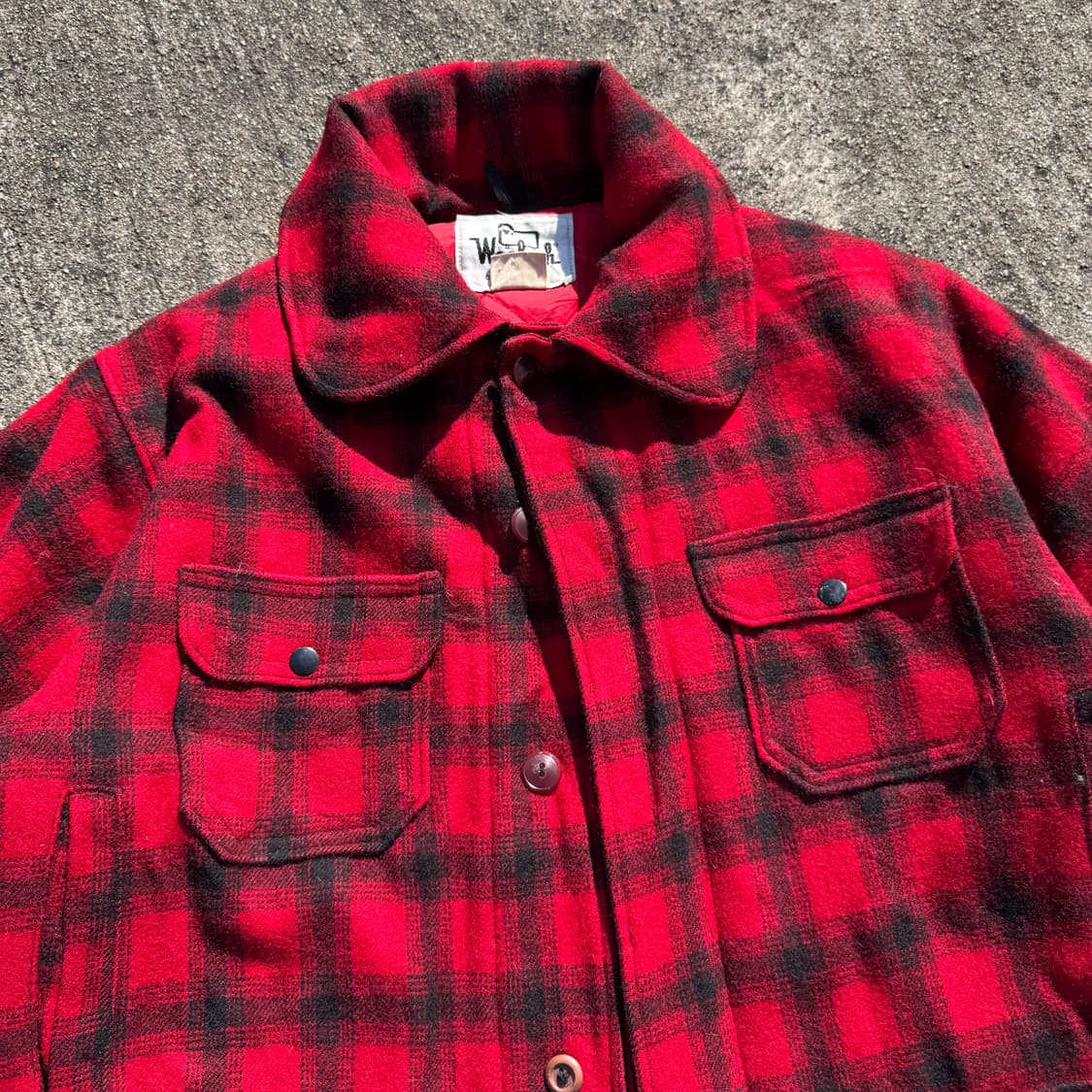 [XL] 70s Woolrich 울리치 맥키노 헌팅 울 자켓 상품이미지6