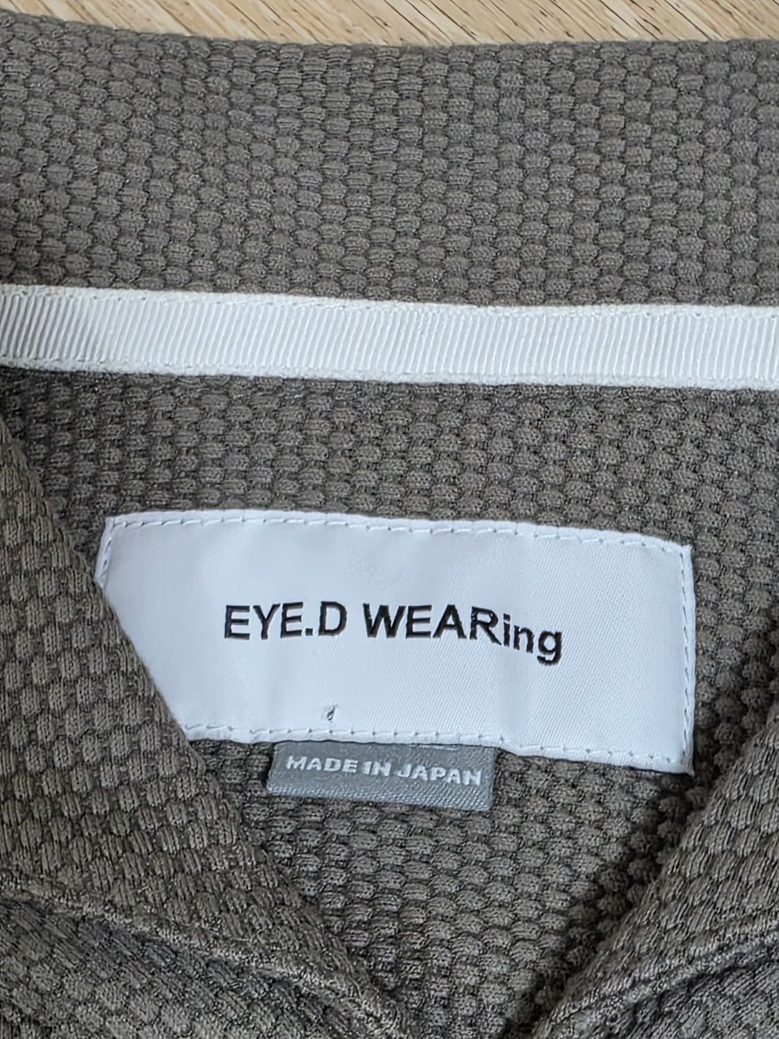 EYE.D WEARing 와플 패턴 반팔 카라티 95 상품이미지3