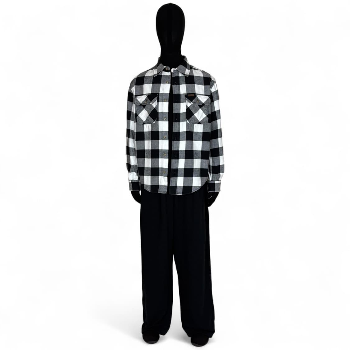 칼하트 carhartt 패치 로고 체크 셔츠 상품이미지1