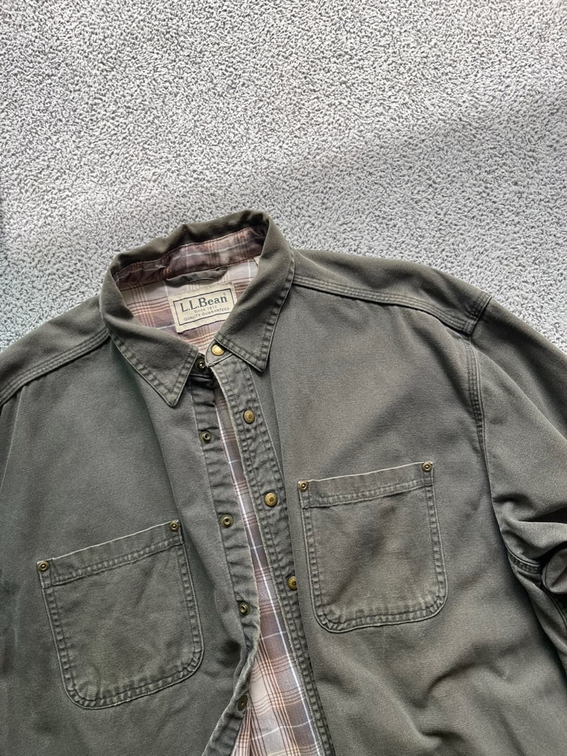 LL Bean . 엘엘빈 캔버스 워크셔츠 자켓 상품이미지2