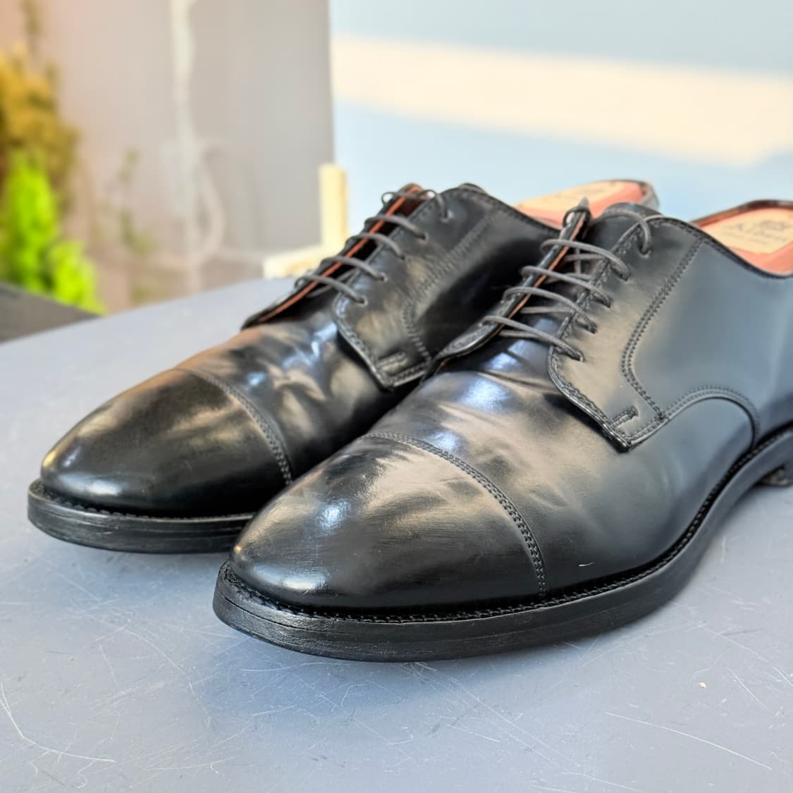 [11D] 알든 06607 블랙 코도반 스트레이트 팁 더비 (2161) 상품이미지4