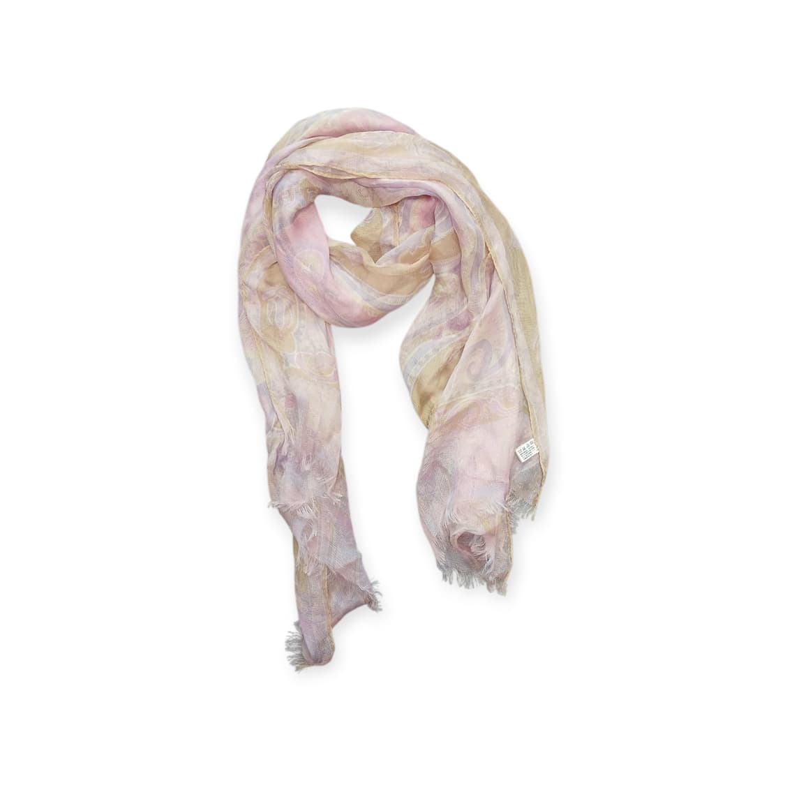 핑크 에스닉 실크스카프  상품이미지1