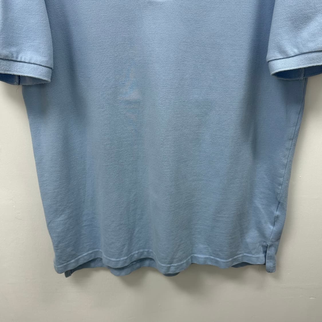 폴로랄프로렌 00s 빈티지 스카이블루 반팔 카라티 2XL 상품이미지3