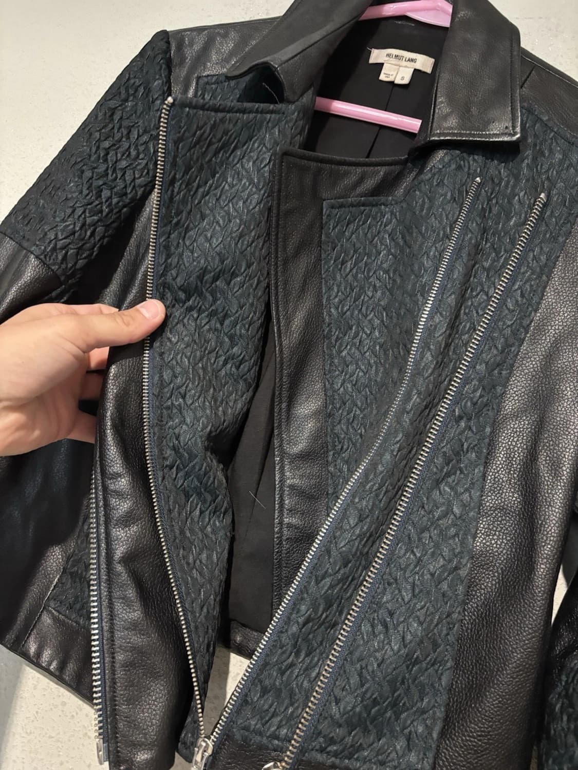  헬무트랭 아카이브 레더 자켓 상품이미지4