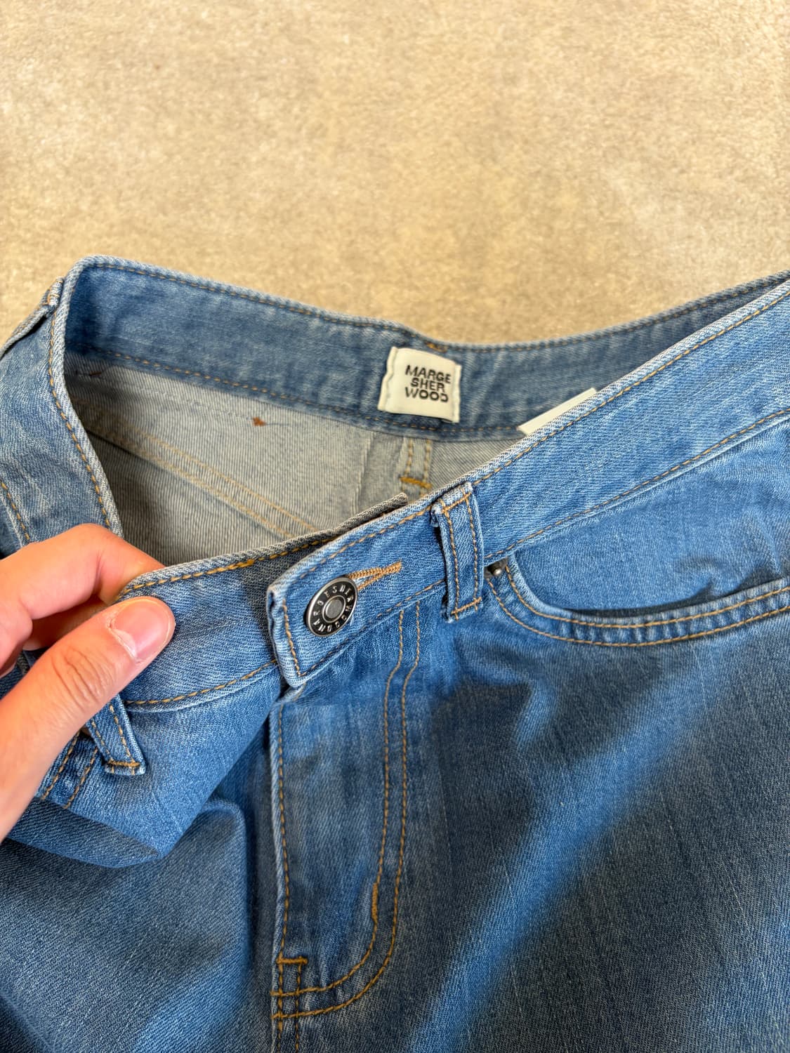 마지셔우드 부츠컷 데님 상품이미지6