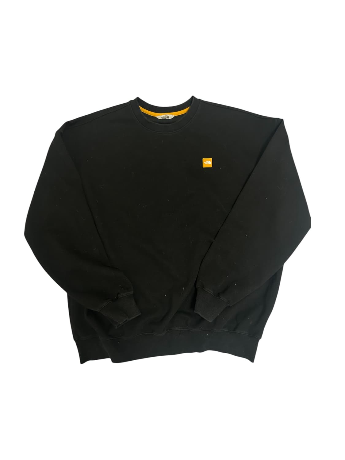 노스페이스 스몰로고 맨투맨 (블랙) 상품이미지1