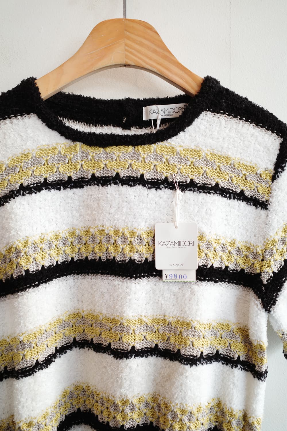 KAZAMIDORI 패턴 니트 탑  상품이미지2
