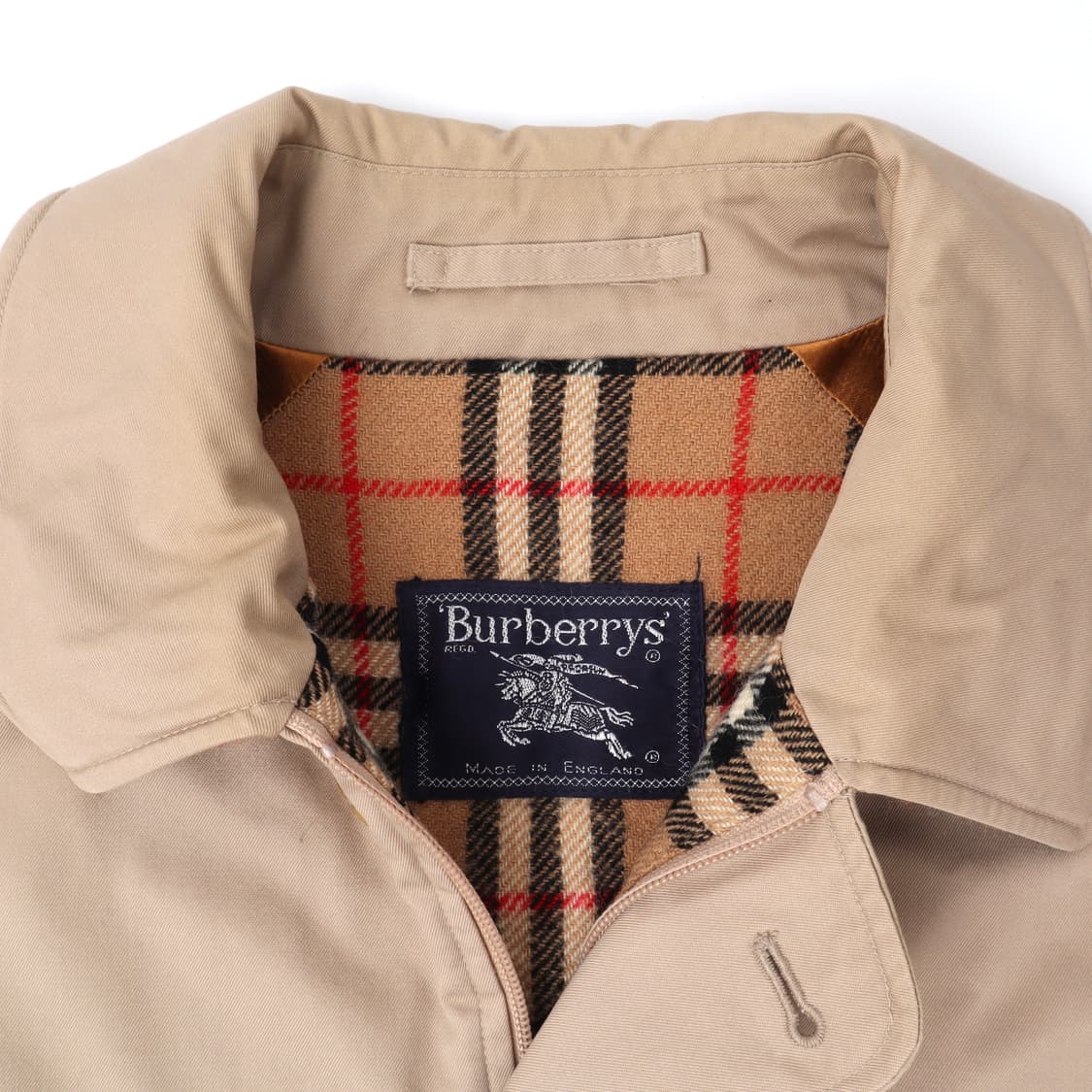 버버리 베이지 노바체크 라이닝 블루종 점퍼 자켓 상품이미지7