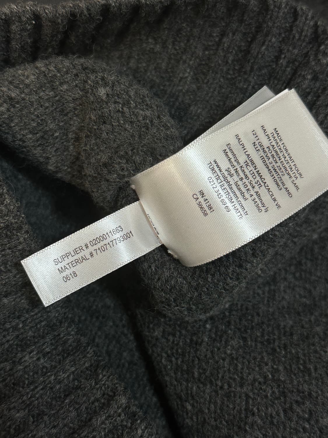 폴로 랄프로렌 해리포터 베어 럭비니트 그레이 상품이미지6